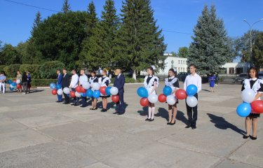 1 сентября 2021 года на площади ДК поселка Комсомольский